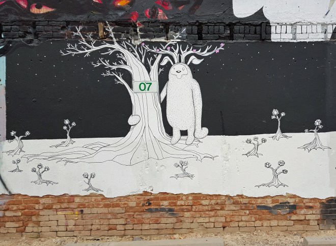 Mural in Freak Alley in downtown Boise, Idaho 